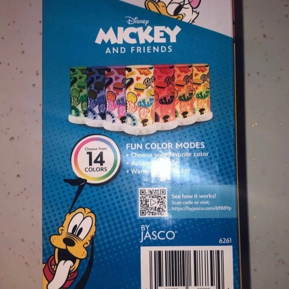 Disney Mickey & friends Color-Changing Tabletop Lamp
